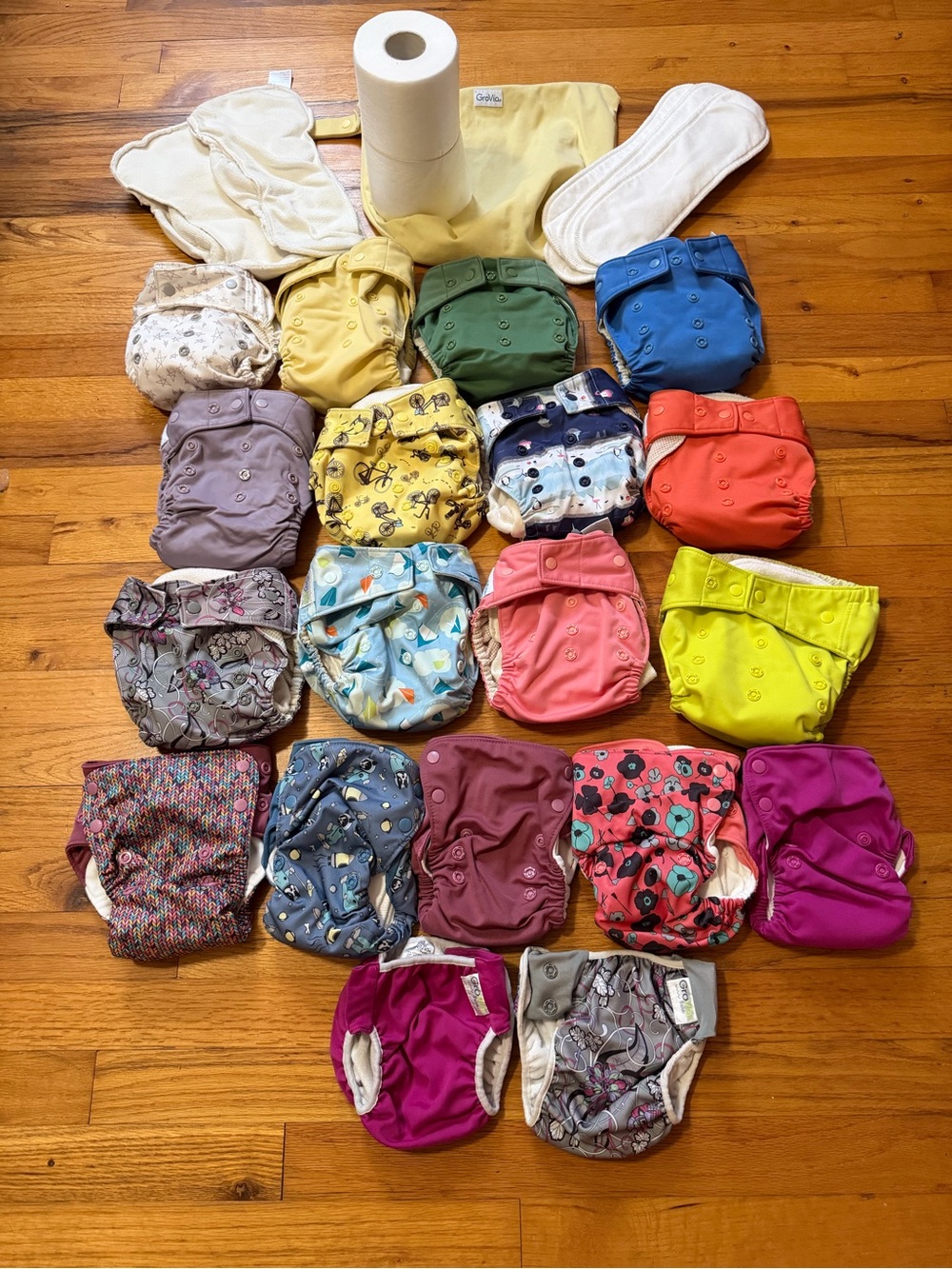 GroVia Cloth Diapers/ Covers - Assorted Reusable Set